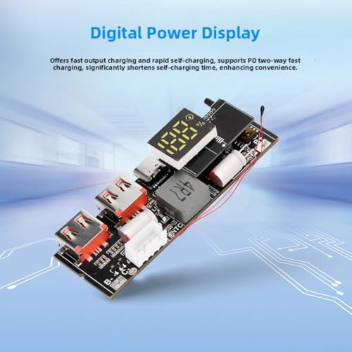 3S 4S 5S 65W 100W Power Bank Module Circuit Board With Charging, Comprehensive Safety Protections And Low Ripple Output(4S 100W) - size: 4S 100W