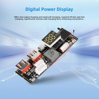 3S 4S 5S 65W 100W Power Bank Module Circuit Board With Charging, Comprehensive Safety Protections And Low Ripple Output(4S 100W) - size: 4S 100W