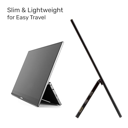 SideTrak Solo Pro 15.8" Touchscreen Portable Monitor for Laptop | FHD LED IPS Dual Display, 10-Point Touch, USB-C® & HDMI Laptop Screen Extender for Mac, PC, Chrome, HDR (Touchscreen) - style: Touchscreen