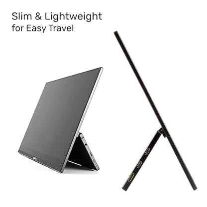 SideTrak Solo Pro 15.8" Touchscreen Portable Monitor for Laptop | FHD LED IPS Dual Display, 10-Point Touch, USB-C® & HDMI Laptop Screen Extender for Mac, PC, Chrome, HDR (Touchscreen) - style: Touchscreen