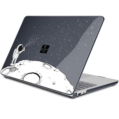 Batianda Case for Microsoft Surface Laptop 13 inch 2025 2026, Astronaut | Fits Model 2095, Artistic Patterns Ultra-Slim Lightweight Scratch-Resistant Hard Shell with Professional Protection - color: Astronaut