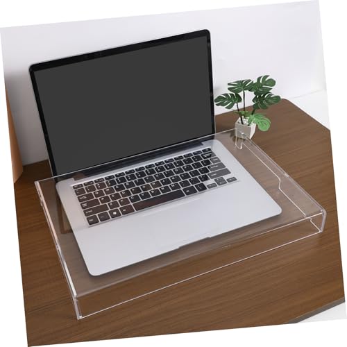 DOITOOL Clear Acrylic Keyboard Cover Protector Anti-Cat, 15.6 in Laptop Keyboard Dust Cover Computer Transparent Mechanical Laptop Protector Case, 15.7x10.4x1.6in - size: 40.00X26.50X4.00CM