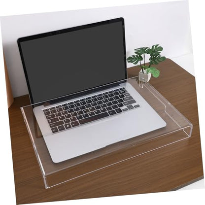 DOITOOL Clear Acrylic Keyboard Cover Protector Anti-Cat, 15.6 in Laptop Keyboard Dust Cover Computer Transparent Mechanical Laptop Protector Case, 15.7x10.4x1.6in - size: 40.00X26.50X4.00CM