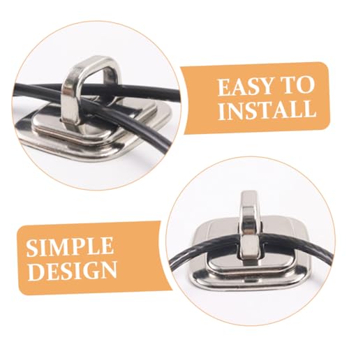Laptop Locking Cable Theft Notebook Lock Buckle Security Lock Plate Desk Mount Anchor