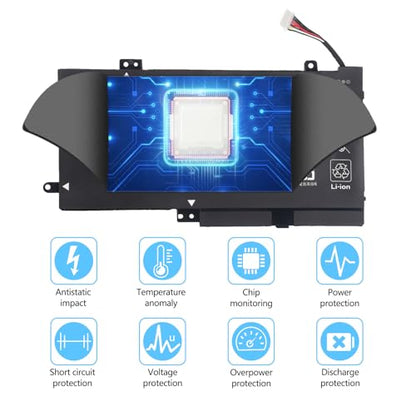796356-005 LE03XL Laptop Battery for HP Pavilion X360 13-s120nr 13-s000 15-bk000 Series, 13-s120nr 13-s128nr 15-bk010nr 15-bk152nr M6-W101dx W010dx W102dx W103dx HSTNN-PB6M HSTNN-YB5Q - size: 9.4*5.4*1.14inch LE03XL