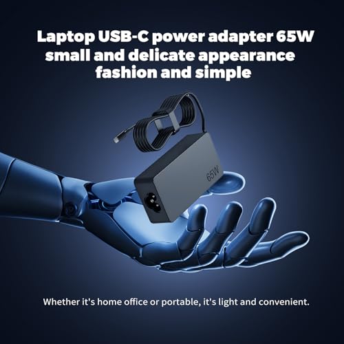 65W USB-C Laptop Charger Compatible with Lenovo Thinkpad T470 T470S T460 E531 E570 E560 L470 L460 L440Yoga/Chromebook C330 S330 100e 300e AC Adapter Power Cord