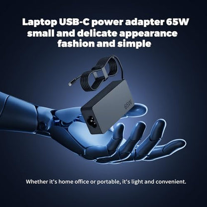 65W USB-C Laptop Charger Compatible with Lenovo Thinkpad T470 T470S T460 E531 E570 E560 L470 L460 L440Yoga/Chromebook C330 S330 100e 300e AC Adapter Power Cord