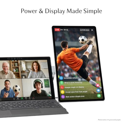 SOTSU FlipAction Touch 14" Premium Portable Monitor | FHD IPS 10-Point Touchscreen | 400 Nits | 100% sRGB | Pivoting Second Screen | USB-C & Mini HDMI | for Windows, Android & Samsung DeX - color: Lilac Luxe Touch