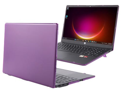 mCover Case Compatible ONLY for 2023-2024 15.6-inch HP Laptop 15-FCxxxx / 15-FDxxxx Series Windows Notebook PC (NOT Fitting Any Other HP Laptop Models) - Purple - color: Purple