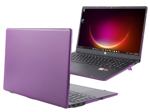 mCover Case Compatible ONLY for 2023-2024 15.6-inch HP Laptop 15-FCxxxx / 15-FDxxxx Series Windows Notebook PC (NOT Fitting Any Other HP Laptop Models) - Purple - color: Purple