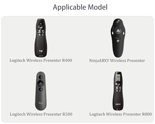 Hard EVA Case Replacement Compatible with DinoFire/Logitech Wireless Presenter R400/R500/R800 Wireless Presentation Remote Clicker(CASE ONLY)