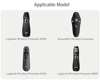Hard EVA Case Replacement Compatible with DinoFire/Logitech Wireless Presenter R400/R500/R800 Wireless Presentation Remote Clicker(CASE ONLY)