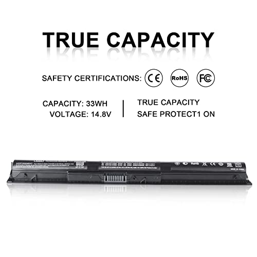 TSKYBEAR K104 Notebook Battery Compatible with HP Pavilion 14-ab 14T-ab 15-ab 15-an 17-g Series TPN-Q158 HSTNN-LB6S Spare 800049-001 800050-001 800010-421 800009-421 KI04 Notebook Laptop Battery - size: KI04