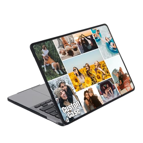 Personalized Custom Picture Case for MacBook Pro 14 inch, A3434 A3112 A2918 A2992 A2779 A2442 A3185 A3401 M5 M4 M3 M2 M1 2025-2021 Customize Collage Photo Plastic Hard Shell Snap On Cover,Clear - color: style 12, size: Pro 14" A3434/A3112/A3185/A3401/A291
