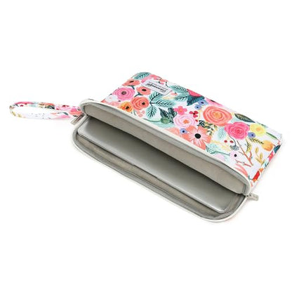 Canvaslife Laptop Sleeve Case Cover with Pocket for MacBook Pro 14 inch and 14 inch-14.4 inch HP, Lenovo, Dell, ASUS, Acer Notebook Computer (New Garden Roses) - color: New Garden Roses, size: 14 inch / 14.0 inch