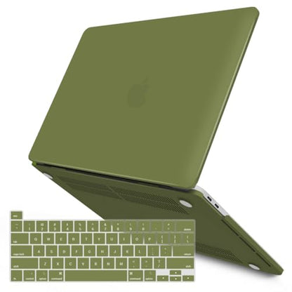 IBENZER Compatible with MacBook Pro 14 Inch Case 2026 2025 2024 2023 2022 M5 M4 M3 M2 M1 A3434 A3112 A3185 A3401 A2918 A2992 A2779 A2442 Mac Pro/Max,HardShellCase&KeyboardCover,Macha,T14MOGN+1 - color: Macha Green, size: For Macbook Pro 14" with Touch ID