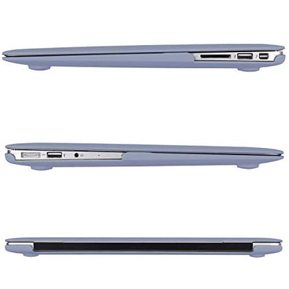 MOSISO Case Compatible with MacBook Air 13 inch A1369 A1466, Lavender Gray | Plastic Hard Shell & Keyboard Cover & Screen Protector Compatible with MacBook Air 13 (Older Version 2010 - end 2017) - color: Lavender Gray