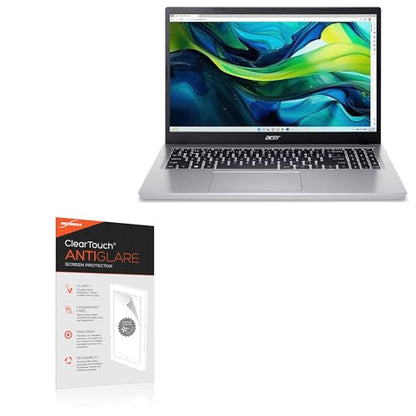 BoxWave Screen Protector Compatible with Acer Aspire Go 15 Laptop (15.6 in) - ClearTouch Anti-Glare (2-Pack), Anti-Fingerprint Matte Film Skin - color: Anti-Glare