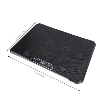 Gaming Laptop Cooling Pad, RGB Laptop Cooler Stand, 8 Levels Height Adjustable, Laptop Cooler with 2 USB Ports for Various Devices from 12 to 19 Inches (14 Fans)