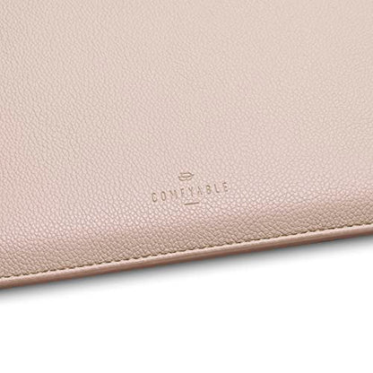 Comfyable Laptop Sleeve 13 Inch Precisely Compatible with MacBook Air M5 2026 & MacBook Pro/Neo A18, Faux Leather Cover Case, Sand - color: Sand, size: For 13" MacBook Pro & Air & Neo