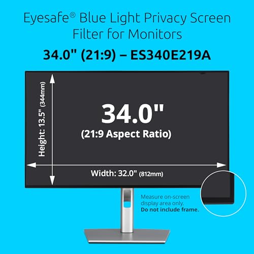 Kensington Eyesafe Privacy Screens Filter 34 inch 21:9 - size: 34 inch 21:9