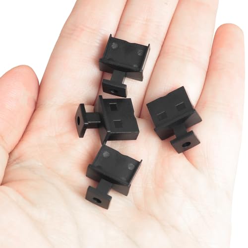 16PCS Dustproof Cover USB Port Dust Plug with Handle PE Heat Resistant Material Dust Cap Female Port Dust Protector Black