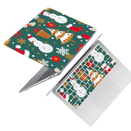 Laptop Shell for MacBook Air 11 inch Case 2015 2014 2013 2012 2011 2010 Release Model A1465 A1370,Air 11.6" Snap on Protective Laptop Hard Case & Keyboard Cover,Christmas Snowman - color: Christmas Snowman, size: Air 11" 2010-2015(A1370/A1465)
