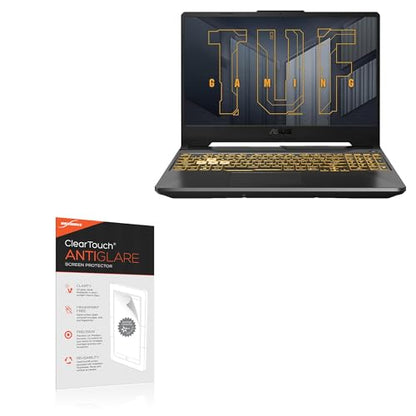 BoxWave Screen Protector Compatible with ASUS TUF Gaming F15 (15.6 in) - ClearTouch Anti-Glare (2-Pack), Anti-Fingerprint Matte Film Skin