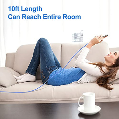 USB-C Charger, 16ft Fast Charging USB-C Cable, Compatible with iPhone 15 Pro/Plus/Max/Android - Blue - color: Blue, size: 16ft 1
