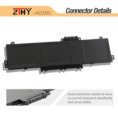 AE03XL Laptop Battery Replacement for HP 240 245 246 250 255 256 G10 14-EE | 14-EM 14Z-EM 14-EP 14T-EP 15-FC 15Z-FC 15-FD 15T-FD 14-EP0XXX 15-FD0XXX 15-FC0XXX AE03041XL N21969-005 N20951-171 N20951-CC1 - size: 10.43*3.31*0.2 inch AE03XL