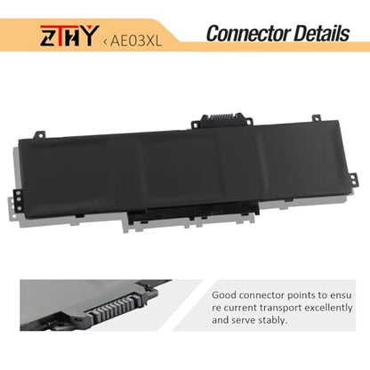 AE03XL Laptop Battery Replacement for HP 240 245 246 250 255 256 G10 14-EE | 14-EM 14Z-EM 14-EP 14T-EP 15-FC 15Z-FC 15-FD 15T-FD 14-EP0XXX 15-FD0XXX 15-FC0XXX AE03041XL N21969-005 N20951-171 N20951-CC1 - size: 10.43*3.31*0.2 inch AE03XL