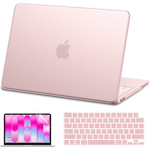 AKIT Compatible with MacBook Neo Case 13 inch 2026 Release, [Ultra-Thin] [Official Color Match] Case+Screen Flim+Keyboard Cover for New MacBook Neo 13 inch, Blush Clear - color: Blush Clear