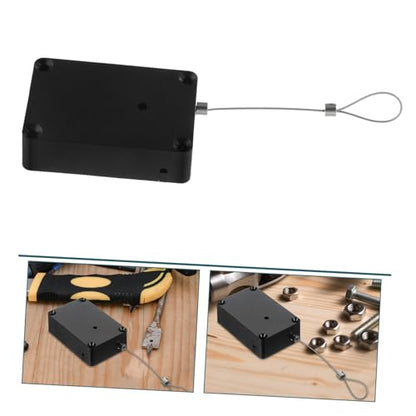 GLEAVI Automatic Retractable Theft Cable Lock Wire Rope for Security for Laptops and Devices