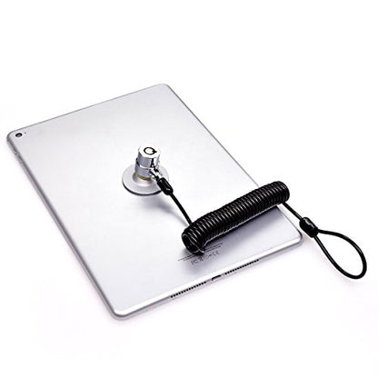 Laptop Lock Cable 6ft Cut-Resistant Security Cable with 360° Rotating Lock for Wedge Slot Laptops 7x3mm Anti-Theft Computer Lock for Office, Library, Travel, Students & Business - size: k 1pack