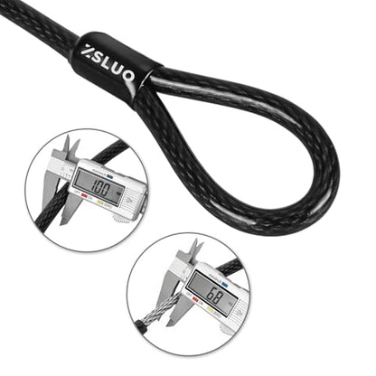 40ft x 3/8" Heavy Duty Cut-Proof Security Cable, Outdoor Equipment - size: 40ft