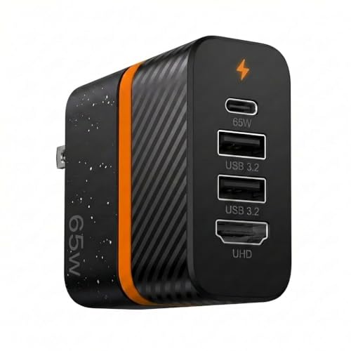 256GB SSD Storage Hub with 65W PD Charging, USB-C Multiport Adapter with Built-in M.2 2242 SATA SSD, USB 3.2 Data Transfer, 4K HDMI Output, Portable Docking Hub for Laptops, Tablets and Mobile Devices - color: 256G SSD Black
