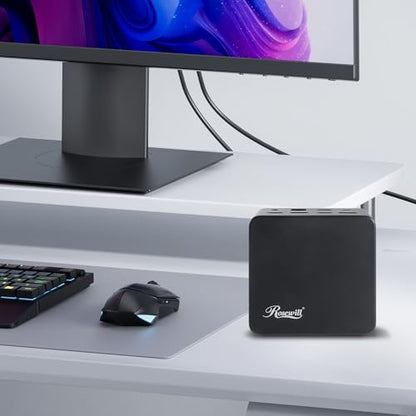 Rosewill 12-in-1 USB C Triple DisplayLink Docking Station | 135W PD, 3x HDMI (3x 1080p 60Hz), 3x USB 5Gbps Ports | Windows, macOS, ChromeOS Compatible - Enhance Productivity with Multi-Monitor Support - style: DisplayLink