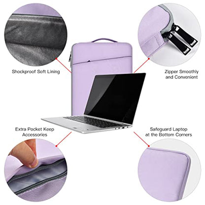 Laptop Sleeve 14 Inch Laptop Case Computer Bag for 15 inch New MacBook Air M4 A3241 M3 A3114 M2 A2941 2025-2023, Purple - color: Purple, size: 14 Inch