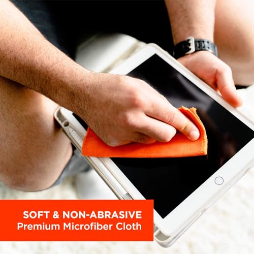 Whoosh Screen Shine Go Refillable Screen Cleaner Kit, Set of 18, 1 fl oz | TSA Approved for Travel, Streak Free Finish, For MacBook, Phone and Eyeglasses, Microfiber Cloth Included - size: 1 fl oz (Pack of 18)