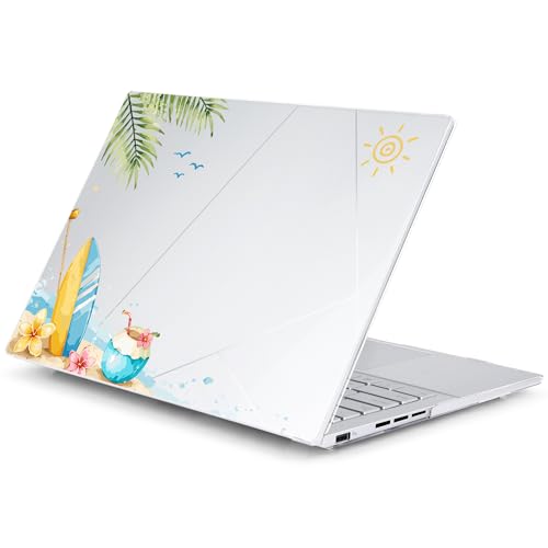 Batianda Artistic Case for ASUS Zenbook 14 OLED 2024 2025, California Beach | Model UX3405×× / UM3406××, Slim Plastic Hard Shell, Artistic Designs, Ultra-Thin Lightweight Laptop Case - color: California Beach