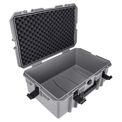 Eylar 21.6" Intact Series Carry-On Hard Camera Case, Lightweight and Durable Stacker Design with Foam (Gray) - color: Gray