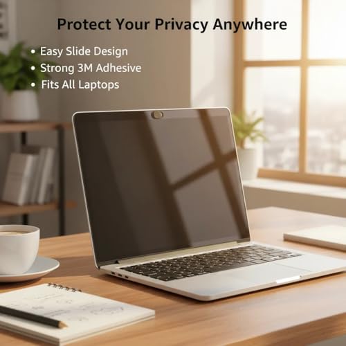 25-Piece Camera Cover Slider, Minimalist Webcam Privacy Protector for Laptops and Desktop, Strong Adhesive Camera Shield for Most Electronic Devices
