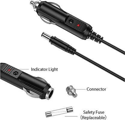 Car 6V DC Adapter for Wilson 811214 801212 801245 841245 801201 801230 Cell Phone 12V to 6VDC DC-DC Converter Auto Vehicle Boat RV Camper Lighter Plug Power Supply PS