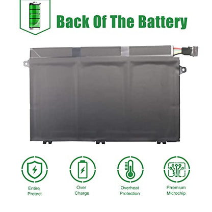 01AV448 L17C3P51 SB10K97609 Laptop Battery Replacement for Lenovo ThinkPad E480 E485 E495 E580 E585 E490 E590 E595 E14 E15 Series L17M3P52 01AV447 L17L3P51 01AV445 L17M3P51 01AV446 11.1V 45Wh