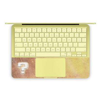 Glossy Glitter Laptop Skin Compatible with Apple MacBook Neo - Mystery Block - Premium 3M Vinyl Protective Wrap Decal Cover - Easy to Apply | Crafted in the USA by MightySkins - color: Mystery Block, size: MacBook Neo Full Cover Skin, style: Glossy Glitte