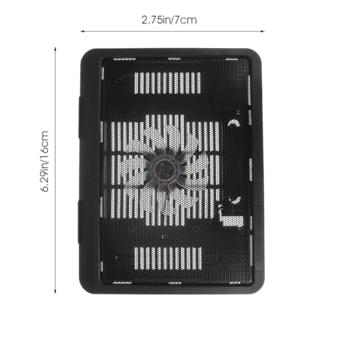 Sewroro Silent Laptop Cooling Pad with USB Powered Fan Non-Slip Adjustable Laptop Stand for Gaming and Office Use 12.99X9.84X0.94 Inch Cooling Accessory