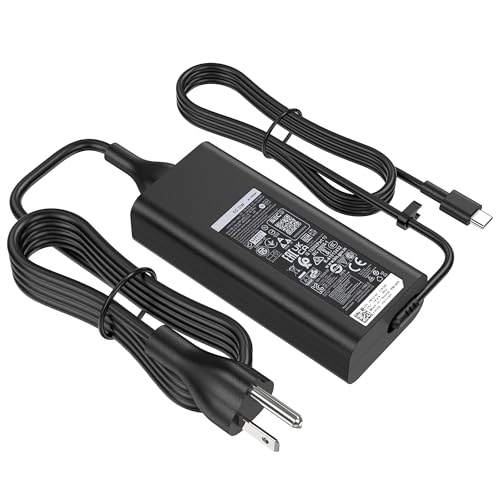 65W USB-C Laptop Charger Compatible with Dell Pro 13 14 16 Latitude 5420 5430 5520 7420 5400 7390 5320 5530 5431, XPS 13 9310 9305 9300 9380 9370 9360, Inspiron 14 15,20V 3.25A Adapter Power Cord