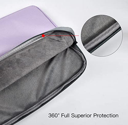 16 Inch Laptop Sleeve Case for 16 Inch HP Lenovo ASUS Acer Dell/Lenovo Yoga 7i/ HP Pavilion Envy/Acer Swift/ASUS Vivobook/Dell Computer Bag, Purple - color: Purple, size: 15.6 Inch