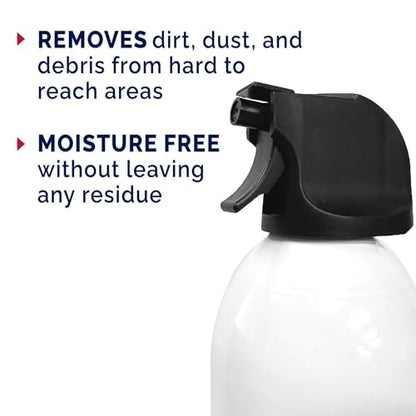 Compressed Gas Electronics Duster Spray, 10 oz, Powerful Air Duster for Computer, Keyboard, Laptop, Office Equipment, Moisture-Free, Residue-Free