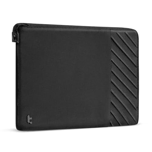 tomtoc Slim Laptop Sleeve for 15-inch MacBook Air M5/A3448 2026, M4/A3241 | M3/A3114, M2/A2491, Water-Resistant Laptop Case Bag for 15-inch Surface Laptop 7th(Copilot+ PC)/6/5/4, Minimalist Design - color: Black - Pro, size: 15-inch for New MacBook Air